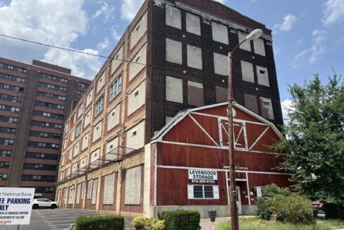 Front view Of 3 STORY BUILDING 40K SF OPEN SPACE IN DOWNTOWN JOHNSTOWN!